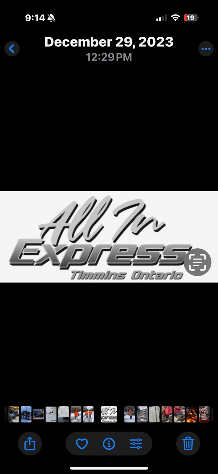 All In Express Timmins Ontario logo